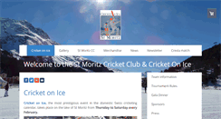 Desktop Screenshot of cricket-on-ice.com