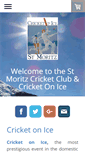 Mobile Screenshot of cricket-on-ice.com